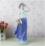 The modern home decoration accessories European girl figurines