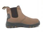 High Cut Slip On Chelsea Boots , Steel Toe Safety Boots Water Resistant