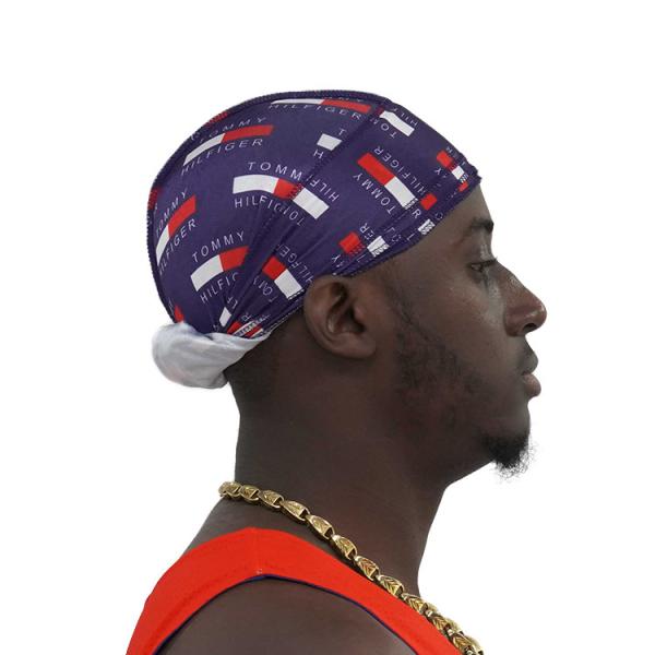 Silk Designer Durag With Custom Logo Silky Designer Bonnet Silky Designer Headband