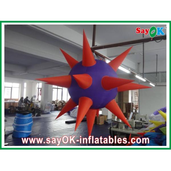 Diameter 2m Inflatable Light Decoration For Party Multiple Colours