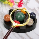 70mm Handheld Reading Magnifier 10x Handheld Magnifying Glass Ergonomics Handle