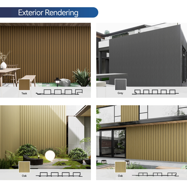 Modern ASA Outdoor Wall Panel For Exterior Building Cladding