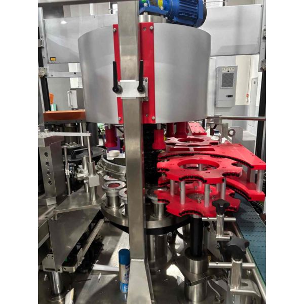 42000BPH Square Round Bottle PLC Control Automatic Hot Melt Labeling Machine