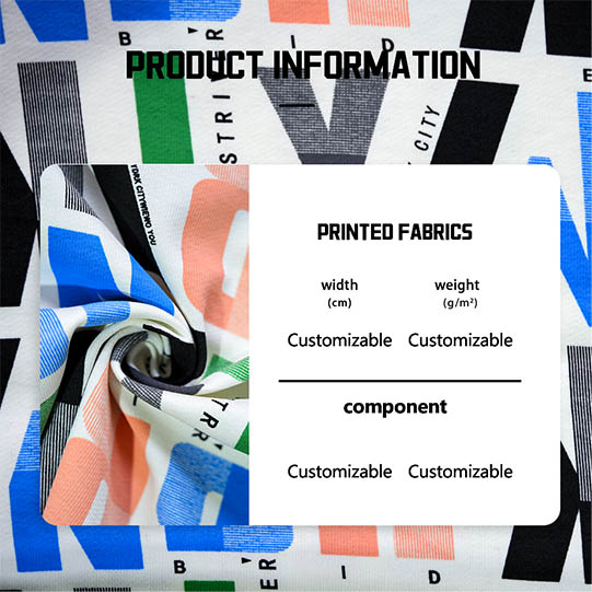 100% Polyester Printed Fabric Abrasion Resistant Breathable For Clothes Blankets Curtains