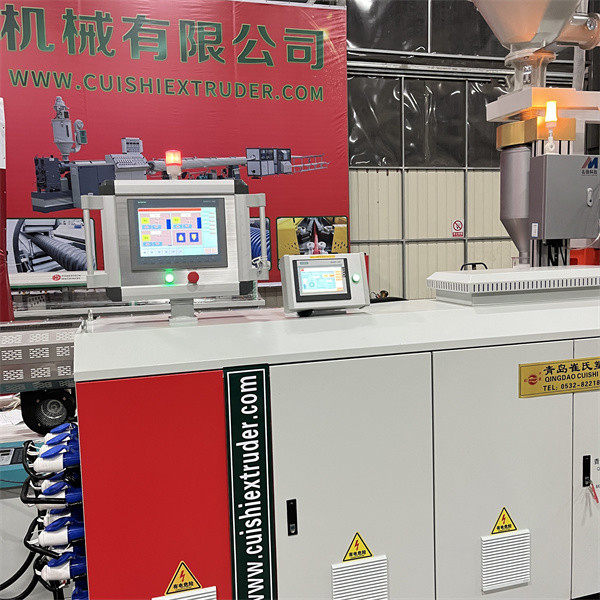 Industrial HDPE Extrusion Line , Plastic Pipe Extruder Machine