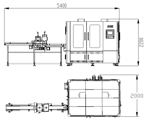 5 Servo Automatic Sleeve Labeling Machine 1.5KW Sleeve Labeling Machine Precise