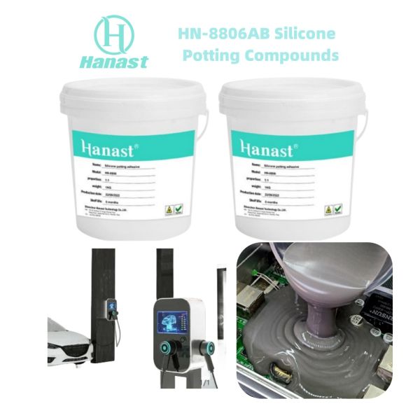 Battery Cell Module Potting 2.0 High Thermal Conductivity Silicone Potting Compound 1:1