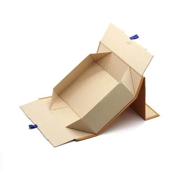 Collapsible Paperboard Paper Packaging Foldable Gift Box With Magnets