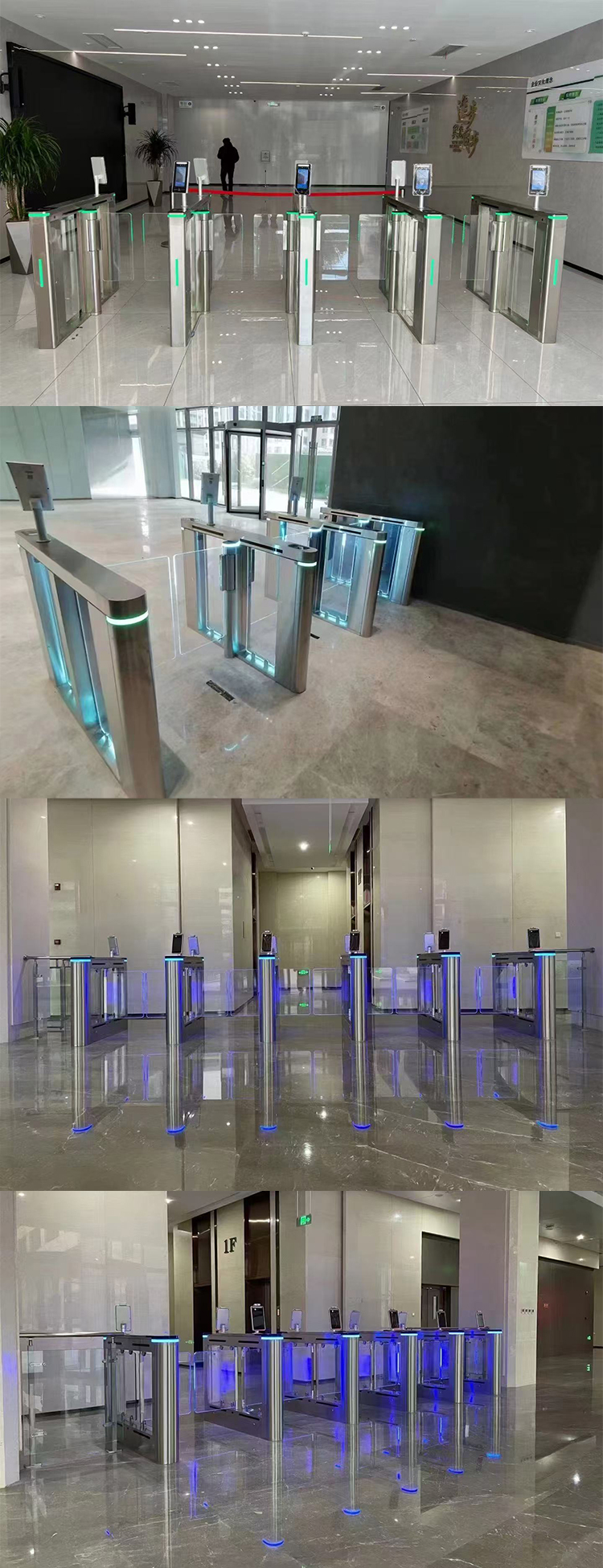 Customized Tripod Turnstile Access Control System For Supermarkets / Communities