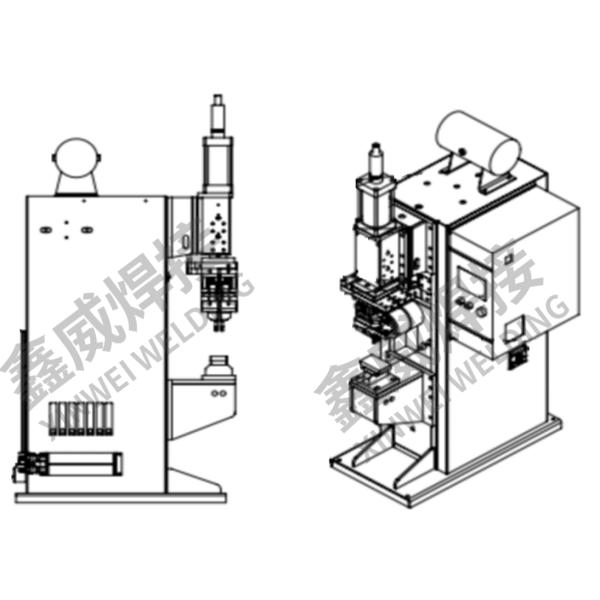 Multipoint Point Resistance Galvanized Tube Multi Head Point Spot Welding Machine