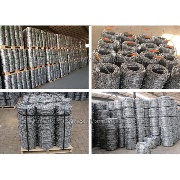 High Tensile Strength Prison Barbed Wire , Airport Razor Wire Coil 1