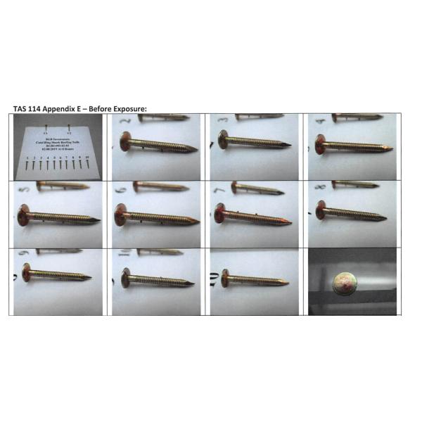 .120'' Shank Diameter Coil Roofing Nails With Corrosion Resistant Coating