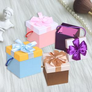 Buy cheap Customizable Square Christmas Gift Box Kraft Paper Packaging product