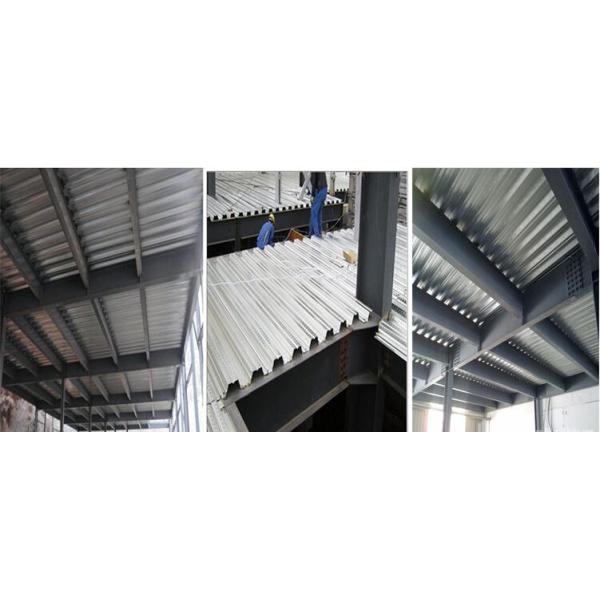 15KW Main Power Deck Floor Roll Forming Machine With Servo Following Cutting