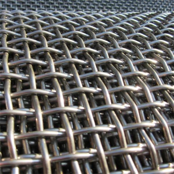 Customized Stainless Steel Crimped Woven Wire Mesh For MIning and Architectural Application