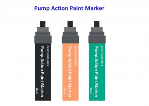 Buy cheap 12mm Pump Action PP Paint Marker Pen / Safety Art Marker Pens for Artists product