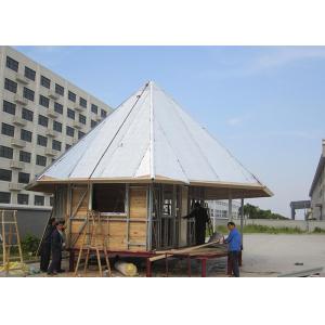 Small Modular Prefabricated Hotel , Overwater Bungalow With Light Steel Frame
