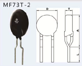 Large Current MF73T NTC Thermistor 120A For Power conversion