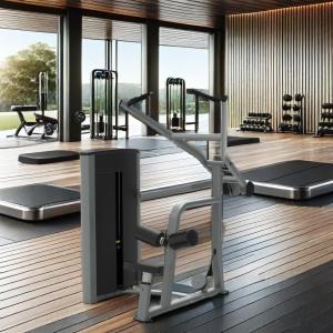 Strength Training Equipment Pin Load Selection Seated Lat Pulldown Machine