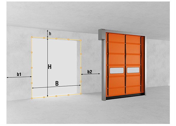 Customized Geomagnetic Induction High Speed Folding Door Efficient Industrial Production Workshop Operations