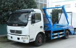 Swing Arm Garbage Waste Removal Trucks Carbon Steel Waste Transport With 5CBM
