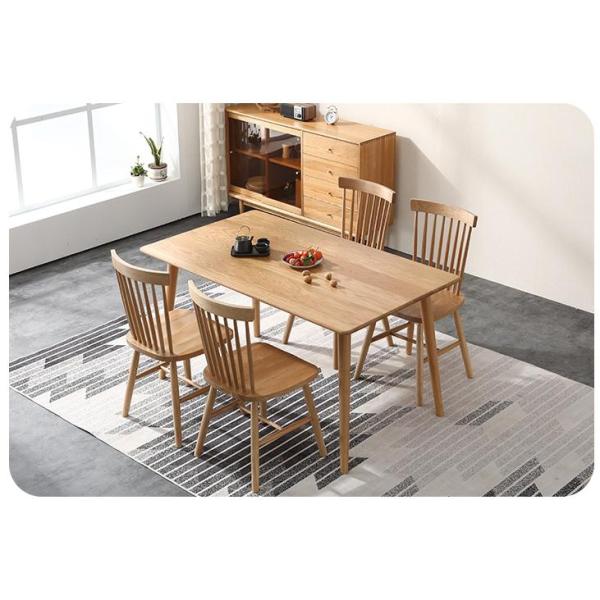 Nordic solid wood Windsor chair solid wood dining chair back chair exit simple oak restaurant chair