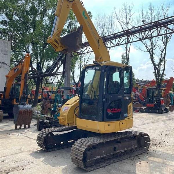 used excavator komatsu pc78 mini 7tons Second hand digging 7ton 8tons mini used komatsu excavator pc78