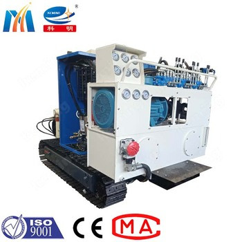 Steplessly Adjusted Spraying KEMING Remote Conveying Gunite Machine for Mine Use