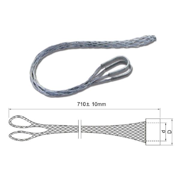 Mesh cable grip