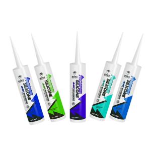 China Low Shrinkage Black / Grey General Purpose Silicone Sealant 260ml Eco Friendly on sale