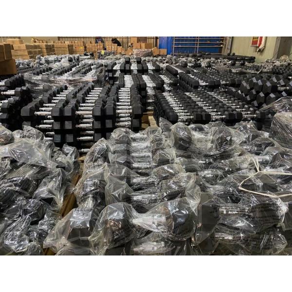 Commercial Weight Lifting Dumbbell Hexagonal Dumbbells Hex Rubber