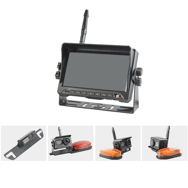 Buy cheap HD Wireless Truck Rearview Camera Reversing Monitor 4 Channels product