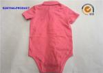 Eco Friendly Plain Baby Clothes Breathable Baby Boy Short Sleeve Bodysuits