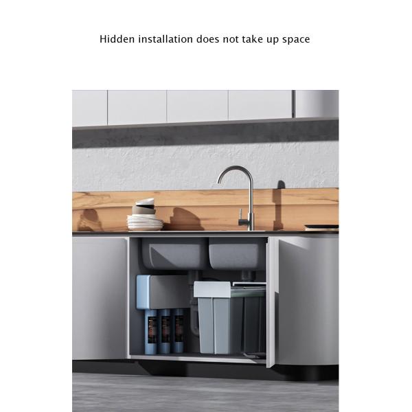 Hidden Built-in Cabinet Trash Can with Door Type Pull Out Household Sink Sorted Kitchen Cabinet Trash Can