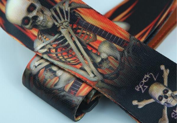 A simple and affordable yet efficient guitar strap with sublimation printing