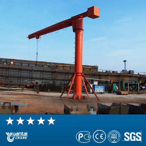 YUANTAI workshop heavy duty BZ swing pillar jib crane