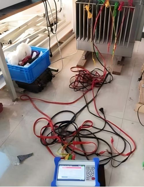 Portable Battery Powered Micro Ohmmeter Transformer Coil DC Resistance Test Instrument
