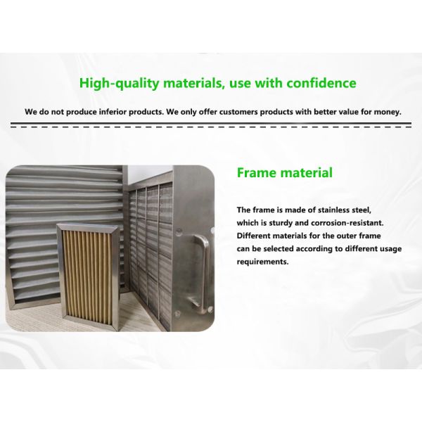 Performance chart for air filter