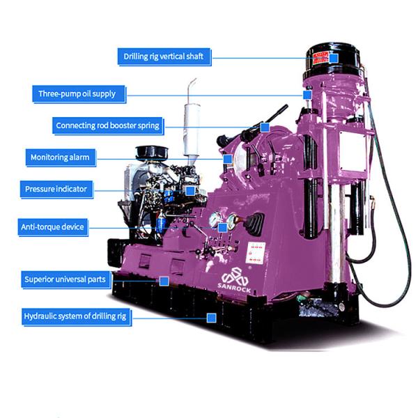 XY-3 Core Drilling Rig 600m Depth Geological Exploration Core Drilling Machine For Mining