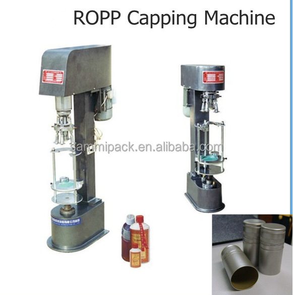 Factory Price Semi Automatic Ropp Screw Capper Whisky Wine Bottle Lid Capping Machine Crimping Machine for Metal Lids