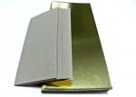 Gold Laminated Grey Board / Paper Board / Hard Board Paper Recycled In Sheets