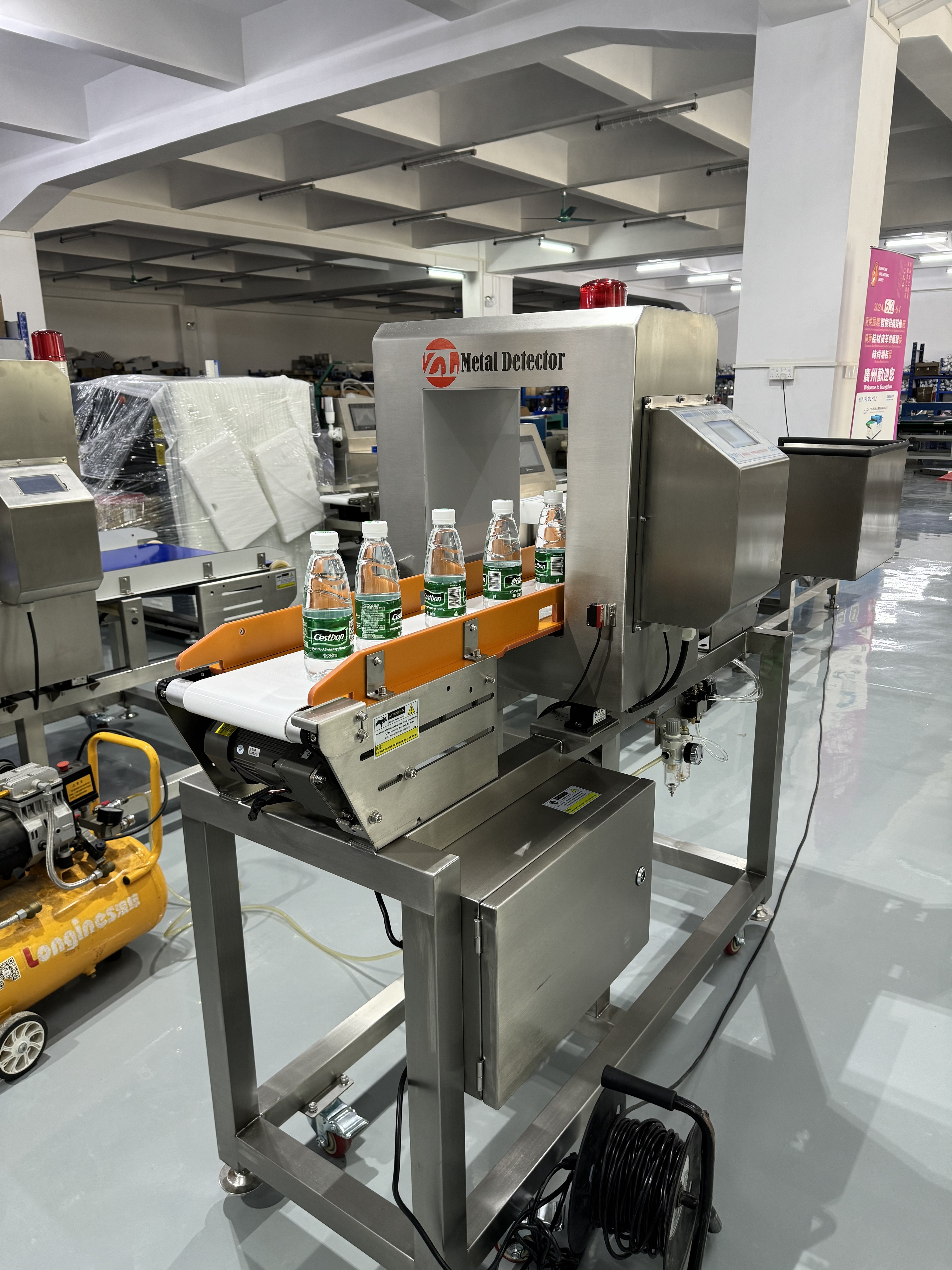 Food Metal Detector for Inspecting Foreign Object in Bagged Vegetable