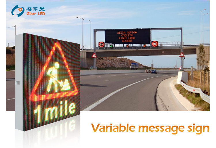Full Color Ultra Brightness IP65 Waterproof 16mm Pixel Pitch VMS LED Display for Highway Roadxpressway