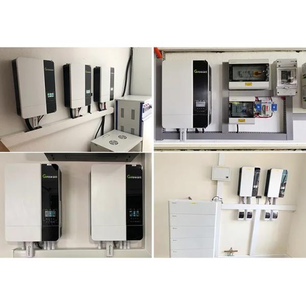 90%-95% Efficiency Growatt SPF 5000ES EU Version Wifi Module Hybrid Off Solar Inverter