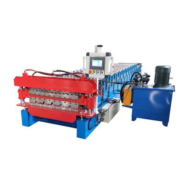 Roof Double Layer Metal Sheet Forming Machine For IBR And Corrugated