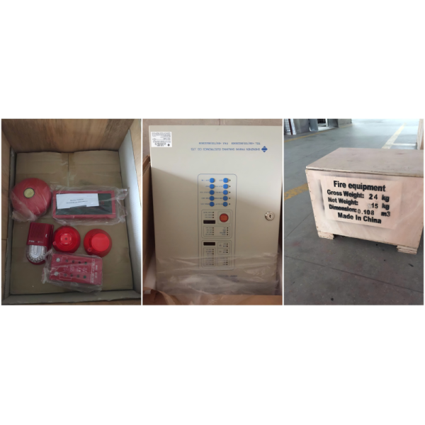 Addressable Fire Alarm Control Panel with Gas Suppression for 4 Zones Intelligent Fire Alarm Controller