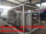 customized 10tons skid lpg gas filling station with 4 digital scales,10tons skid