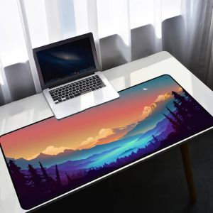 Screen Printed Logo Desk Mat with Customized Sublimation and Radiation