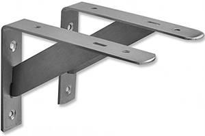 Building Hardware U Shaped Metal Brackets , Galvanized Metal Construction Brackets
