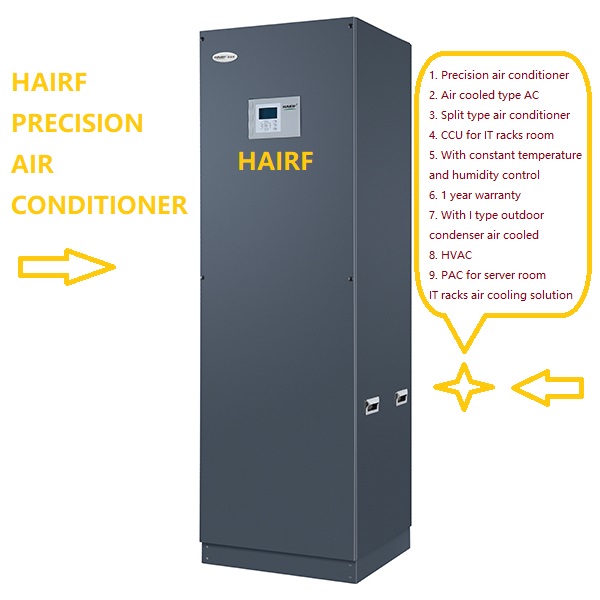 7280m3/H 26.8kw Black Graphy Precision Air Conditioner Crac Cooling Unit